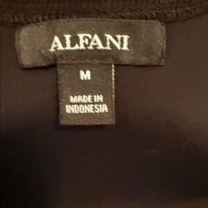 Alfani Black Crewneck dress